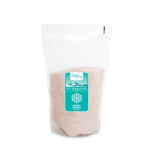 Sól himalajska różowa drobno mielona 1kg - Skarby Oceanu